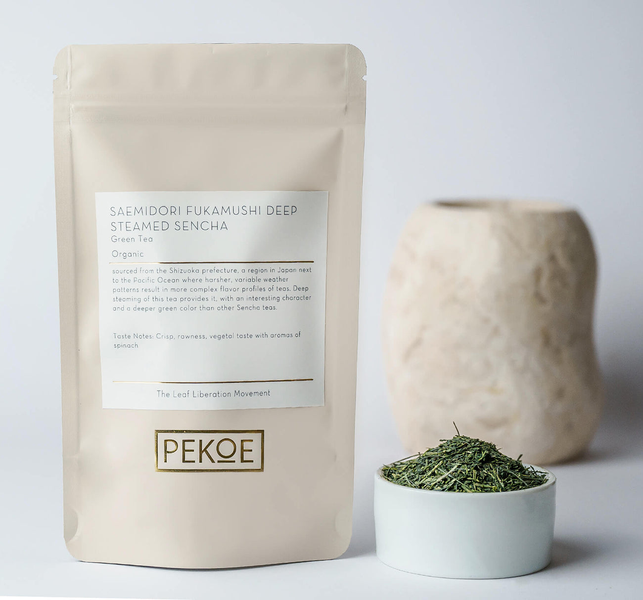 Saemidori Fukamushi Deep Steamed Sencha
Organic