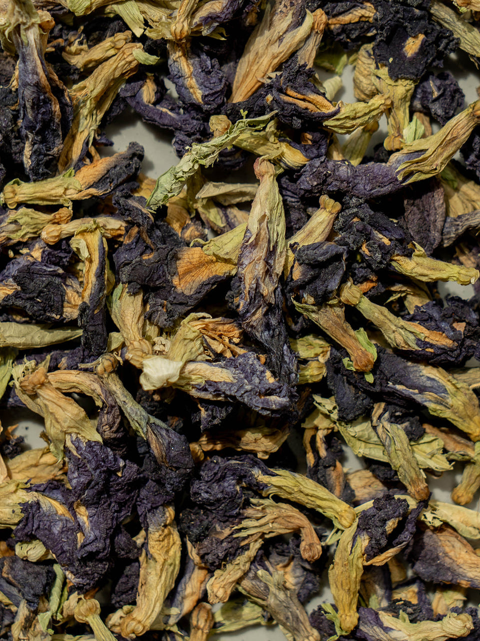 Jar of organic matcha on light background